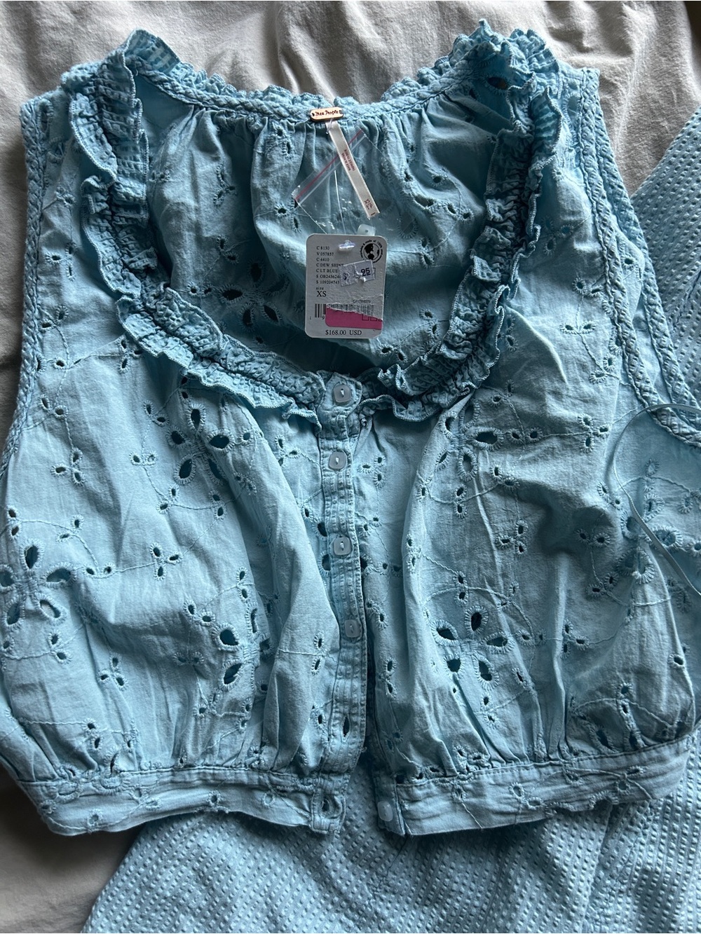 Free People Light Blue Skirt Set - Picture 2 of 5